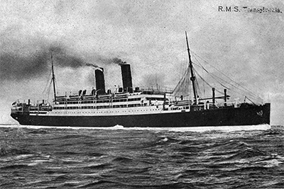 RMS Transylvania - troop ship
